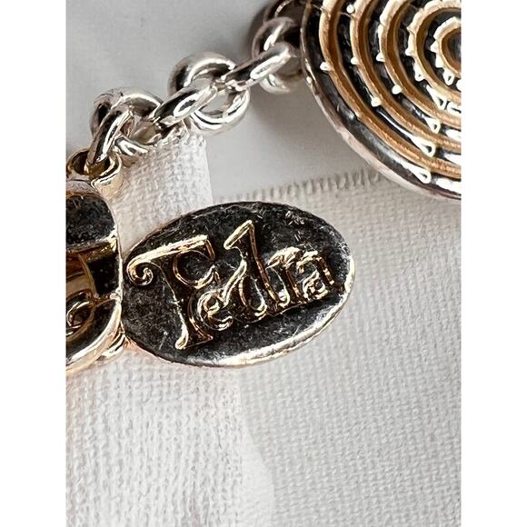 VINTAGE MCM FEDRA Gold Spiral Link Chain Bracelet - Picture 3 of 5